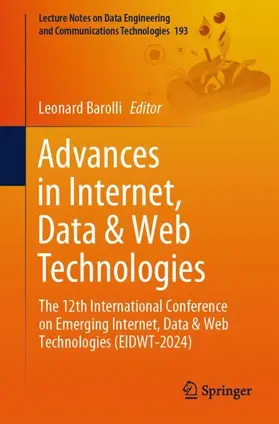 Barolli |  Advances in Internet, Data & Web Technologies | Buch |  Sack Fachmedien