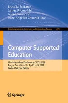 McLaren / Uhomoibhi / Jovanovic | Computer Supported Education | E-Book | sack.de