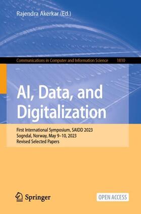 Akerkar |  AI, Data, and Digitalization | Buch |  Sack Fachmedien