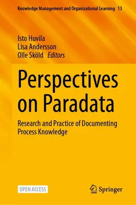 Huvila / Sköld / Andersson |  Perspectives on Paradata | Buch |  Sack Fachmedien