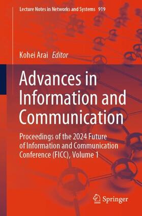 Arai |  Advances in Information and Communication | Buch |  Sack Fachmedien