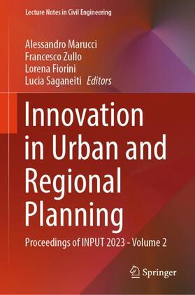 Marucci / Saganeiti / Zullo |  Innovation in Urban and Regional Planning | Buch |  Sack Fachmedien