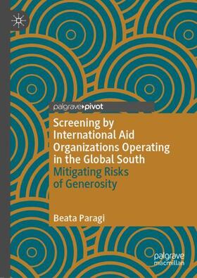 Paragi |  Screening by International Aid Organizations Operating in the Global South | Buch |  Sack Fachmedien
