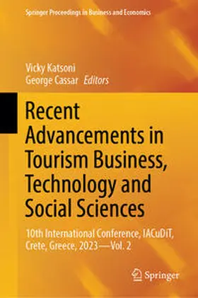 Katsoni / Cassar |  Recent Advancements in Tourism Business, Technology and Social Sciences | eBook | Sack Fachmedien