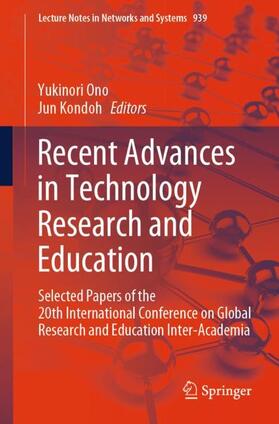 Kondoh / Ono |  Recent Advances in Technology Research and Education | Buch |  Sack Fachmedien