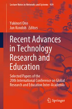 Ono / Kondoh |  Recent Advances in Technology Research and Education | eBook | Sack Fachmedien