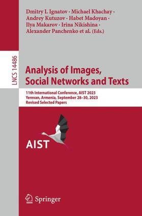 Ignatov / Savchenko / Khachay |  Analysis of Images, Social Networks and Texts | Buch |  Sack Fachmedien