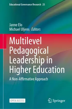 Uljens / Elo |  Multilevel Pedagogical Leadership in Higher Education | Buch |  Sack Fachmedien