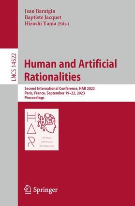 Baratgin / Yama / Jacquet |  Human and Artificial Rationalities | Buch |  Sack Fachmedien