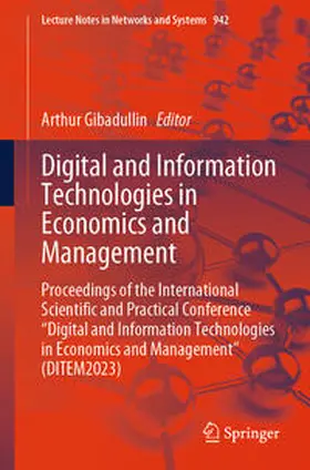 Gibadullin |  Digital and Information Technologies in Economics and Management | eBook | Sack Fachmedien