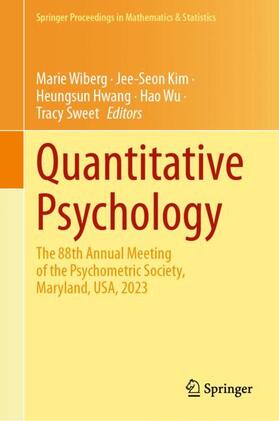 Kim / Wiberg / Wu |  Quantitative Psychology | Buch |  Sack Fachmedien