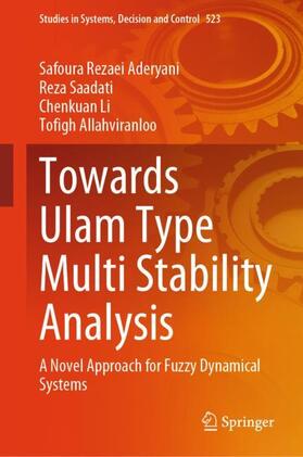 Rezaei Aderyani / Allahviranloo / Saadati |  Towards Ulam Type Multi Stability Analysis | Buch |  Sack Fachmedien