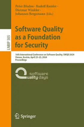 Bludau / Ramler / Winkler |  Software Quality as a Foundation for Security | eBook | Sack Fachmedien