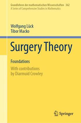 Lück / Macko |  Surgery Theory | Buch |  Sack Fachmedien