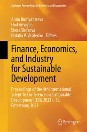 Rumyantseva / Anyigba / Sintsova |  Finance, Economics, and Industry for Sustainable Development | eBook | Sack Fachmedien