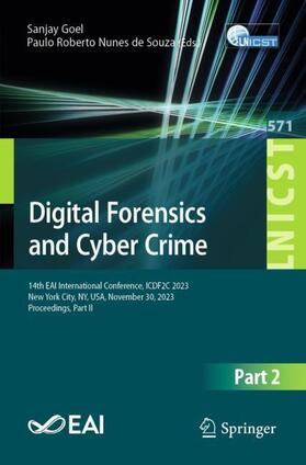 Nunes de Souza / Goel |  Digital Forensics and Cyber Crime | Buch |  Sack Fachmedien