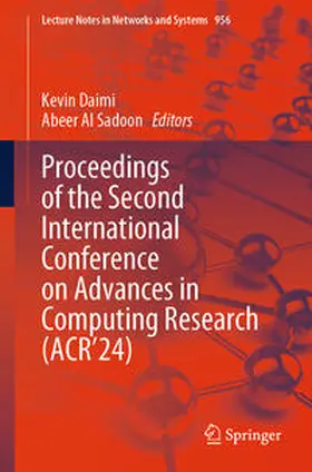 Daimi / Al Sadoon |  Proceedings of the Second International Conference on Advances in Computing Research (ACR’24) | eBook | Sack Fachmedien