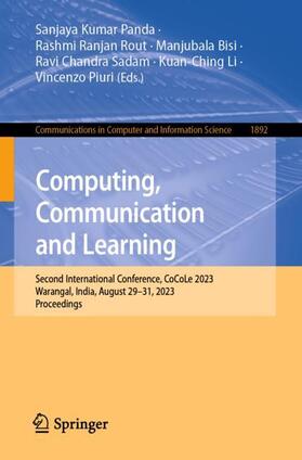 Panda / Rout / Piuri |  Computing, Communication and Learning | Buch |  Sack Fachmedien