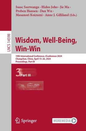 Sserwanga / Joho / Ma |  Wisdom, Well-Being, Win-Win | Buch |  Sack Fachmedien