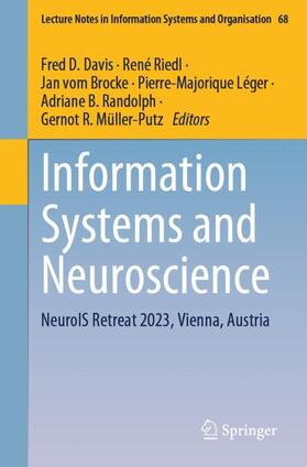 Davis / Riedl / Müller-Putz |  Information Systems and Neuroscience | Buch |  Sack Fachmedien