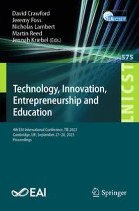 Crawford / Foss / Lambert |  Technology, Innovation, Entrepreneurship and Education | eBook | Sack Fachmedien