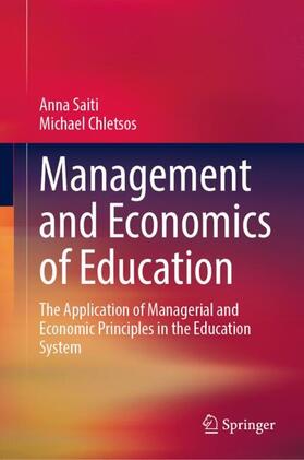 Chletsos / Saiti |  Management and Economics of Education | Buch |  Sack Fachmedien