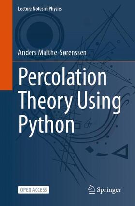 Malthe-Sørenssen |  Percolation Theory Using Python | Buch |  Sack Fachmedien