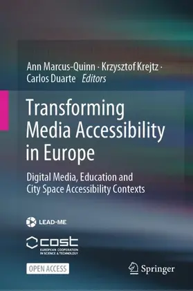 Marcus-Quinn / Duarte / Krejtz |  Transforming Media Accessibility in Europe | Buch |  Sack Fachmedien