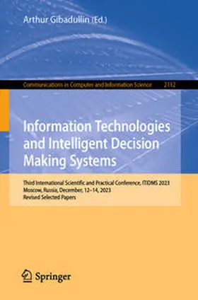 Gibadullin |  Information Technologies and Intelligent Decision Making Systems | eBook | Sack Fachmedien