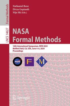 Benz / Shi / Gopinath |  NASA Formal Methods | Buch |  Sack Fachmedien