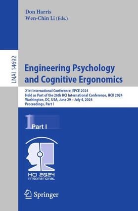 Li / Harris |  Engineering Psychology and Cognitive Ergonomics | Buch |  Sack Fachmedien