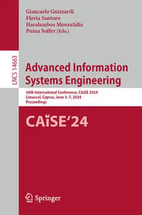 Guizzardi / Santoro / Mouratidis |  Advanced Information Systems Engineering | eBook | Sack Fachmedien