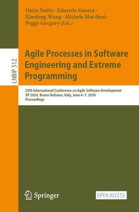 S?mite / Guerra / Wang |  Agile Processes in Software Engineering and Extreme Programming | Buch |  Sack Fachmedien