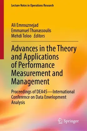 Emrouznejad / Toloo / Thanassoulis |  Advances in the Theory and Applications of Performance Measurement and Management | Buch |  Sack Fachmedien