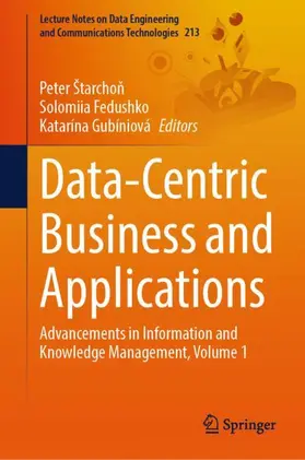 Štarchon / Štarchon / Gubíniová |  Data-Centric Business and Applications | Buch |  Sack Fachmedien