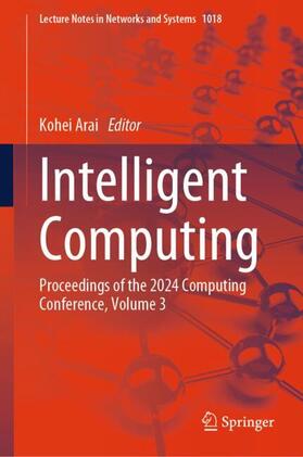 Arai |  Intelligent Computing | Buch |  Sack Fachmedien