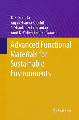 Kotnala / Vishwakarma / Sharma Kaushik |  Advanced Functional Materials for Sustainable Environments | Buch |  Sack Fachmedien