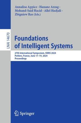Appice / Azzag / Ras |  Foundations of Intelligent Systems | Buch |  Sack Fachmedien