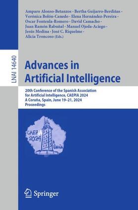 Alonso-Betanzos / Riquelme / Guijarro-Berdiñas |  Advances in Artificial Intelligence | Buch |  Sack Fachmedien