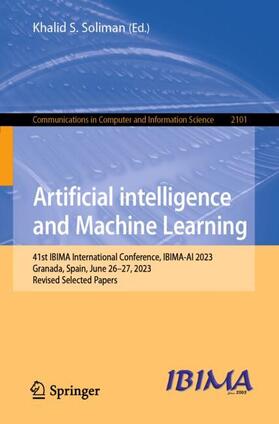 Soliman |  Artificial intelligence and Machine Learning | Buch |  Sack Fachmedien