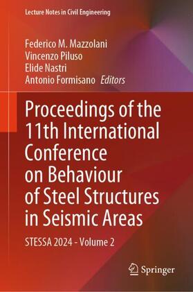 Mazzolani / Formisano / Piluso |  Proceedings of the 11th International Conference on Behaviour of Steel Structures in Seismic Areas | Buch |  Sack Fachmedien