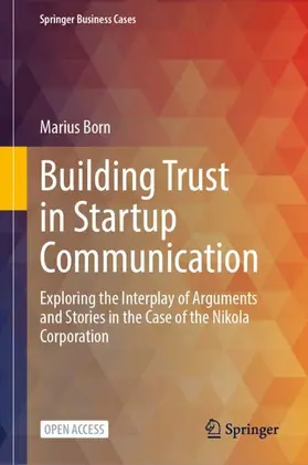 Born |  Building Trust in Startup Communication | Buch |  Sack Fachmedien