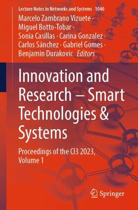 Vizuete / Botto-Tobar / Casillas |  Innovation and Research ¿ Smart Technologies & Systems | Buch |  Sack Fachmedien