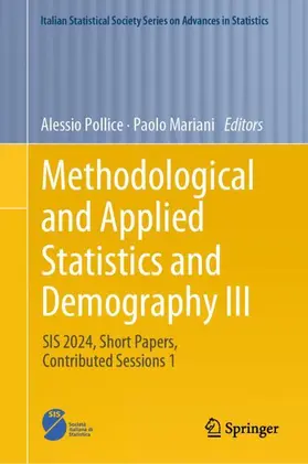 Mariani / Pollice |  Methodological and Applied Statistics and Demography III | Buch |  Sack Fachmedien