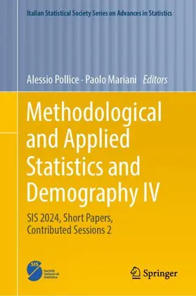 Mariani / Pollice |  Methodological and Applied Statistics and Demography IV | Buch |  Sack Fachmedien