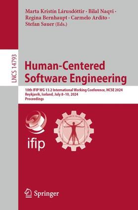 Lárusdóttir / Naqvi / Sauer |  Human-Centered Software Engineering | Buch |  Sack Fachmedien