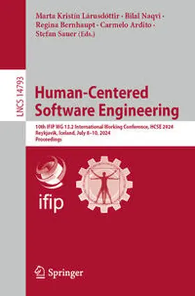 Lárusdóttir / Naqvi / Bernhaupt |  Human-Centered Software Engineering | eBook | Sack Fachmedien