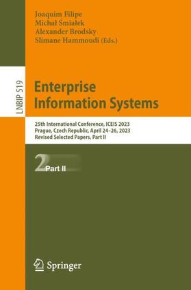 Filipe / Hammoudi / Smialek |  Enterprise Information Systems | Buch |  Sack Fachmedien