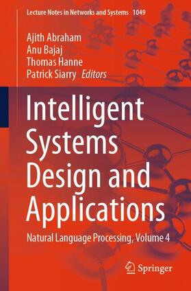 Abraham / Siarry / Bajaj |  Intelligent Systems Design and Applications | Buch |  Sack Fachmedien