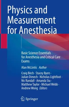 Birch / Byers / Dimech |  Physics and Measurement for Anesthesia | Buch |  Sack Fachmedien